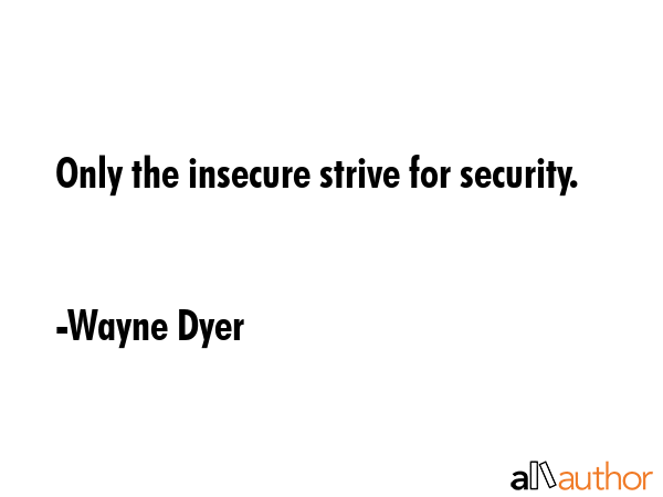 insecure quotes