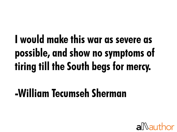 william tecumseh sherman quotes