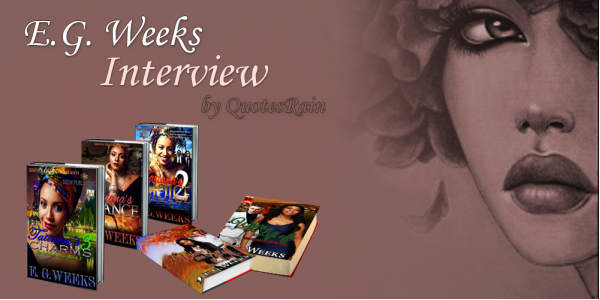 Author E.G. Weeks interview