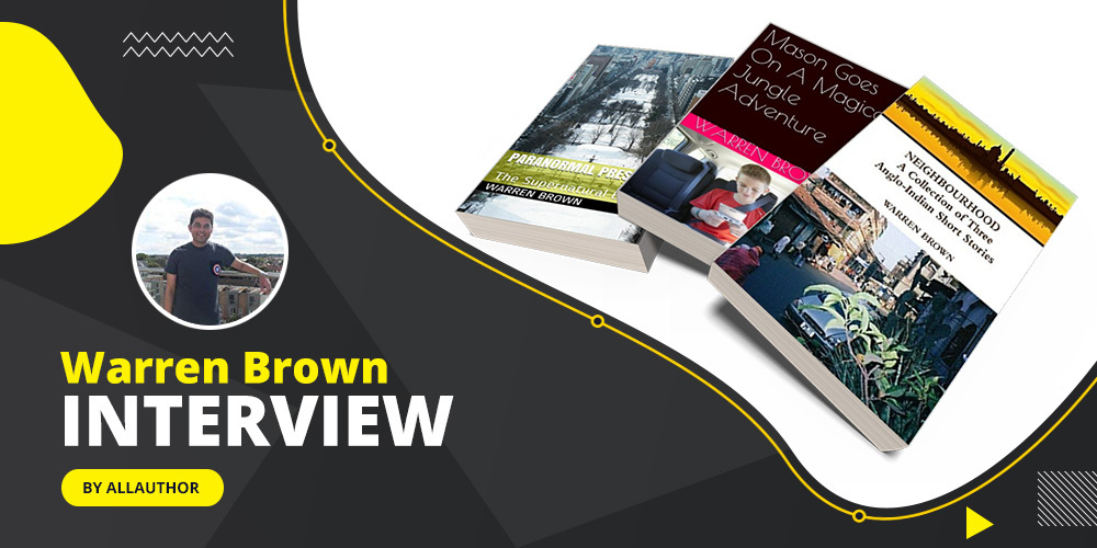 Warren Brown latest interview by AllAuthor