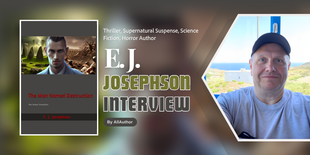 E J Josephson latest interview by AllAuthor