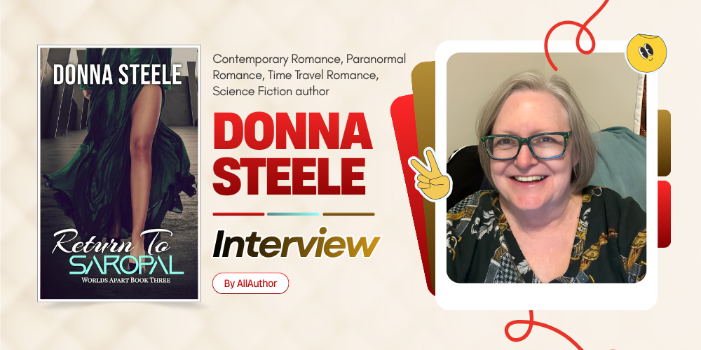 Donna Steele latest interview by AllAuthor